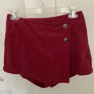 Impeccable Pig Boutique corduroy skort